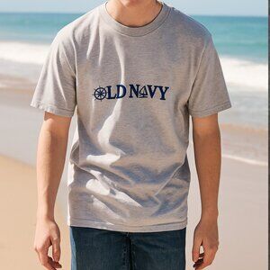 TND Tornado Activewear Mens Short Sleeve T Shirt Size Medium Old Navy Gray